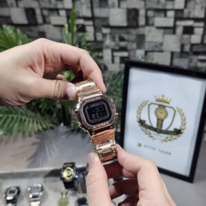 g shock gmw b5000 rose gold
